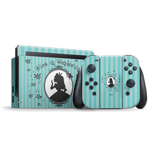 Disney Alice in Wonderland (animated) Silhouette in the Mirror Nintendo Skins