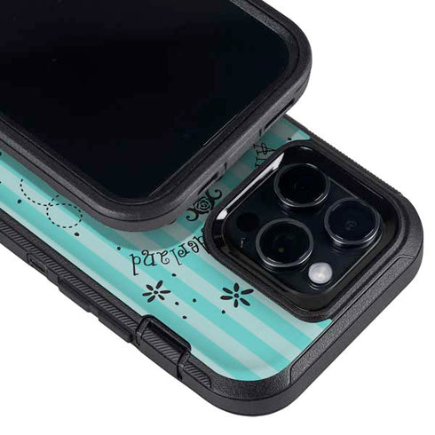 Disney Alice in Wonderland (animated) Silhouette in the Mirror Otterbox Defender iPhone Skin