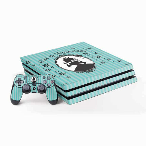 Disney Alice in Wonderland (animated) Silhouette in the Mirror PlayStation PS4 Skins