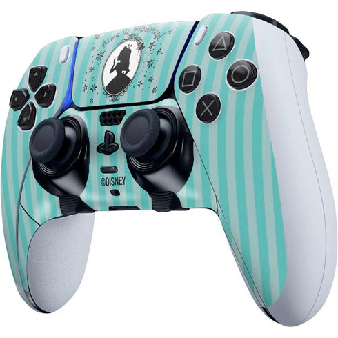 Disney Alice in Wonderland (animated) Silhouette in the Mirror PS5 DualSense Edge Pro Controller Skin