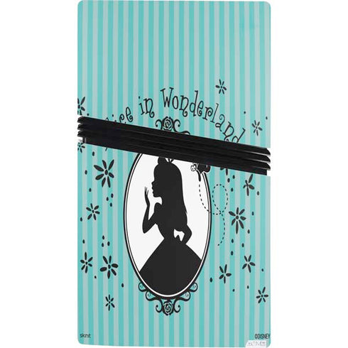 Disney Alice in Wonderland (animated) Silhouette in the Mirror PS5 Pro Bundle Skin