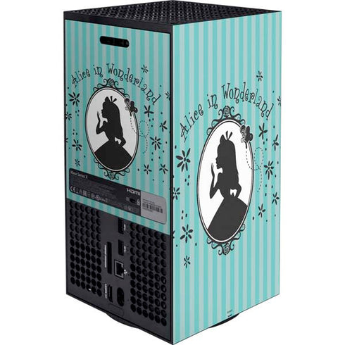 Disney Alice in Wonderland (animated) Silhouette in the Mirror XBox Series X Digital Edition Bundle Skin