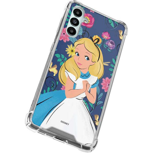 Disney Alice in Wonderland (animated) Floral Print Gabb Phone 4 Clear Case