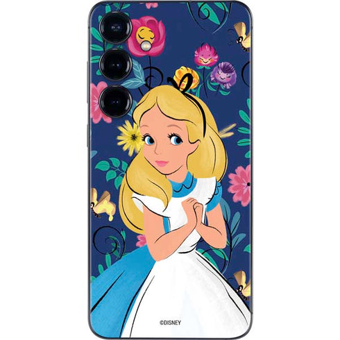 Disney Alice in Wonderland (animated) Floral Print Galaxy A16 5G Skin