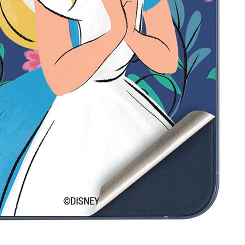Disney Alice in Wonderland (animated) Floral Print Galaxy A36 5G Skin