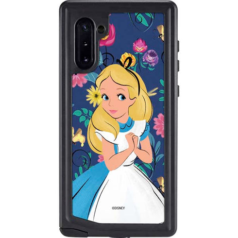 Disney Alice in Wonderland (animated) Floral Print Galaxy Cases