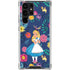 Disney Alice in Wonderland (animated) Floral Print Galaxy S23 Ultra Clear Case