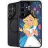 Disney Alice in Wonderland (animated) Floral Print Galaxy S24 Plus Kickstand Case