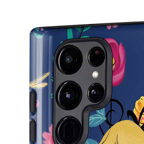 Disney Alice in Wonderland (animated) Floral Print Galaxy S25 Ultra Impact Case