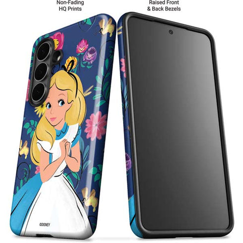 Disney Alice in Wonderland (animated) Floral Print Galaxy S26 Impact Case