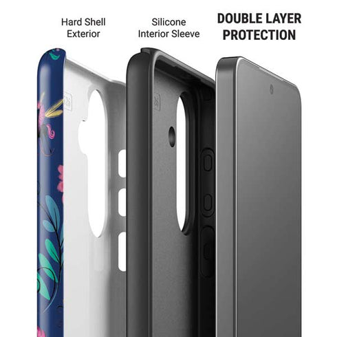 Disney Alice in Wonderland (animated) Floral Print Galaxy S26 Plus Impact Case