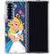 Disney Alice in Wonderland (animated) Floral Print Galaxy Z Fold6 Clear Case
