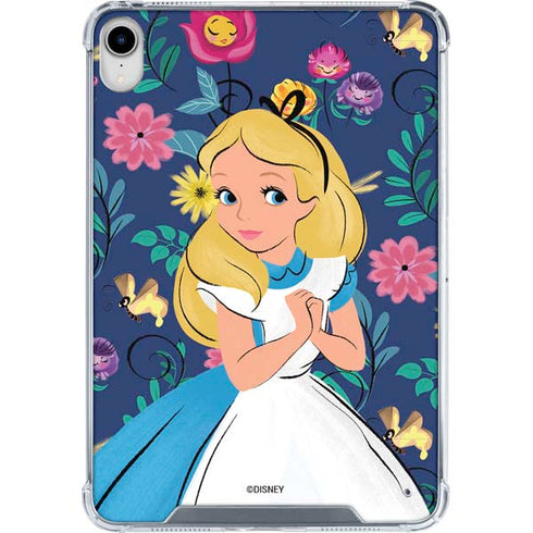 Disney Alice in Wonderland (animated) Floral Print iPad 11th Gen (2025) Clear Case