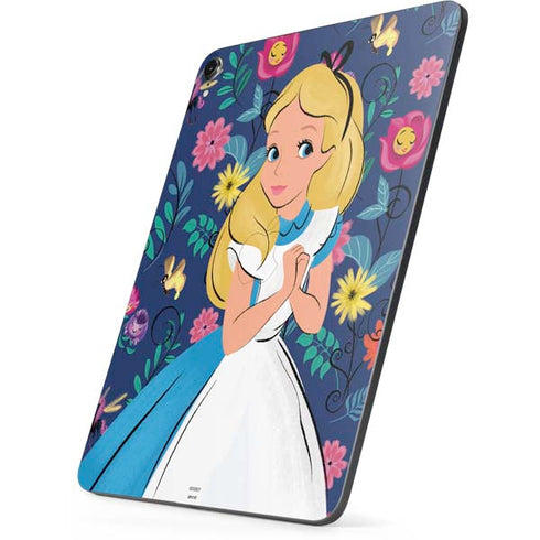 Disney Alice in Wonderland (animated) Floral Print Apple iPad Pro Skin
