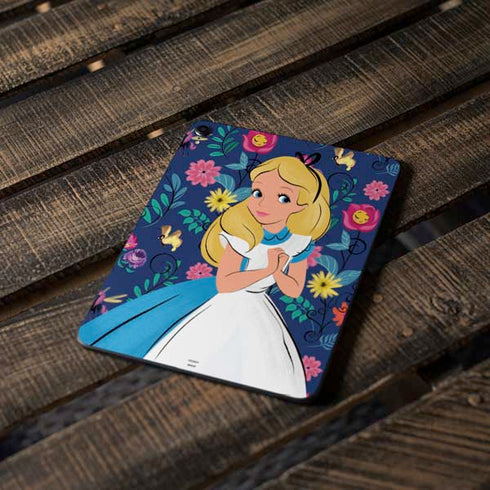 Disney Alice in Wonderland (animated) Floral Print Apple iPad Pro Skin
