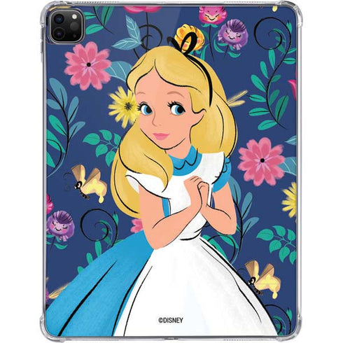Disney Alice in Wonderland (animated) Floral Print iPad Pro 11in (2024) Clear Case