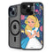 Disney Alice in Wonderland (animated) Floral Print iPhone 15 Plus Kickstand Case
