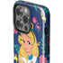 Disney Alice in Wonderland (animated) Floral Print iPhone 15 Pro Impact Case