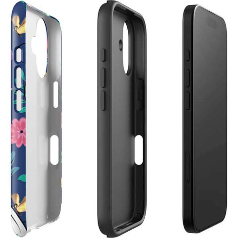 Disney Alice in Wonderland (animated) Floral Print iPhone 16 Impact Case