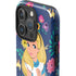 Disney Alice in Wonderland (animated) Floral Print iPhone 16 Pro Impact Case