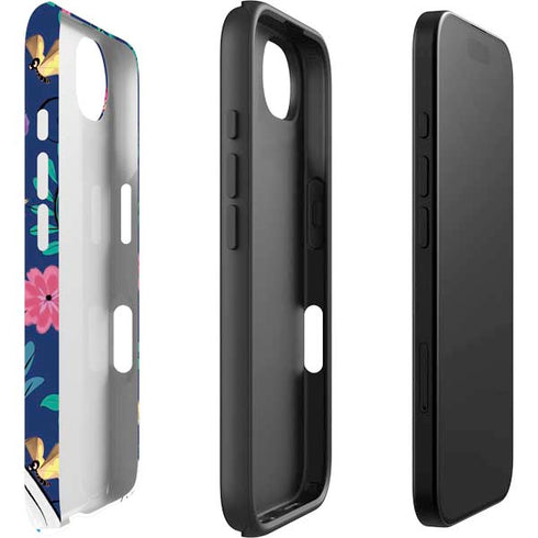 Disney Alice in Wonderland (animated) Floral Print iPhone 16e Impact Case