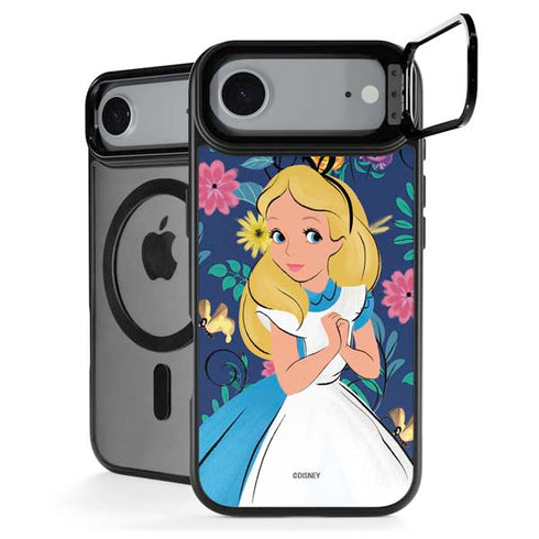 Disney Alice in Wonderland (animated) Floral Print iPhone 17 Air Kickstand Case