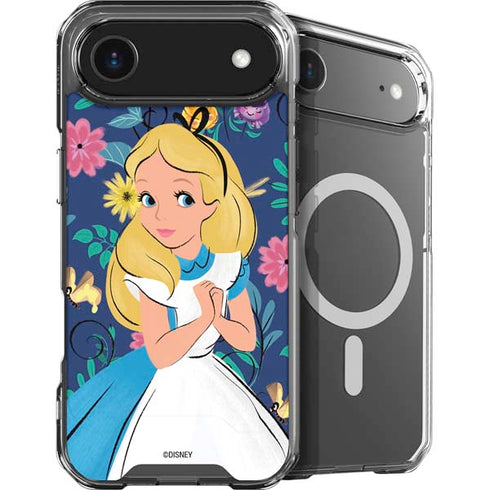 Disney Alice in Wonderland (animated) Floral Print iPhone 17 Air MagSafe Case