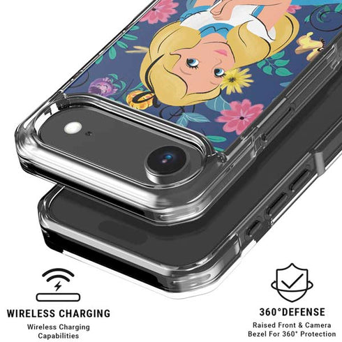 Disney Alice in Wonderland (animated) Floral Print iPhone 17 Air MagSafe Case
