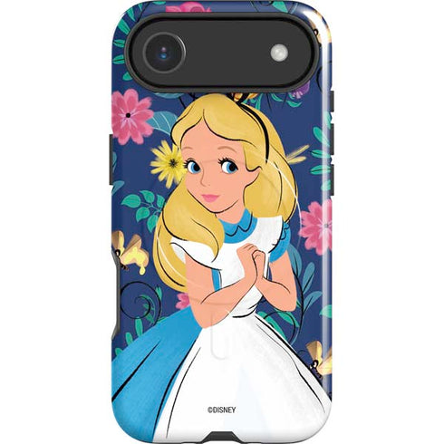 Disney Alice in Wonderland (animated) Floral Print iPhone 17 Air Magsafe Impact Case