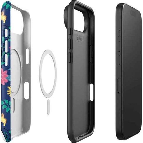 Disney Alice in Wonderland (animated) Floral Print iPhone 17 Air Magsafe Impact Case