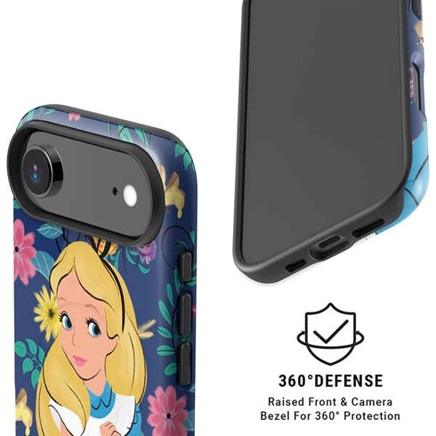 Disney Alice in Wonderland (animated) Floral Print iPhone 17 Air Magsafe Impact Case