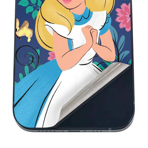 Disney Alice in Wonderland (animated) Floral Print iPhone 17 Air Skin