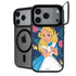 Disney Alice in Wonderland (animated) Floral Print iPhone 17 Pro Kickstand Case