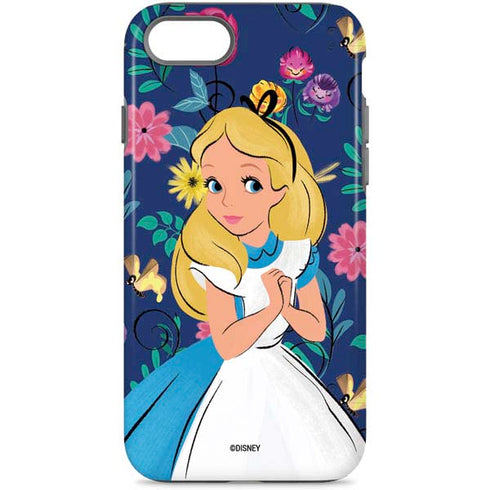 Disney Alice in Wonderland (animated) Floral Print iPhone Cases