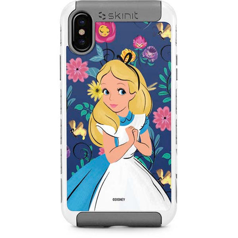 Disney Alice in Wonderland (animated) Floral Print iPhone Cases