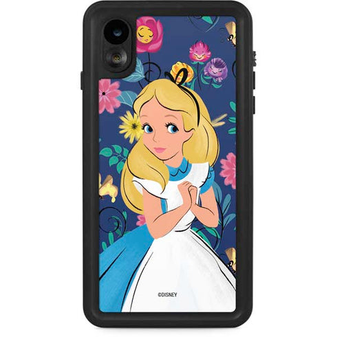 Disney Alice in Wonderland (animated) Floral Print iPhone Cases