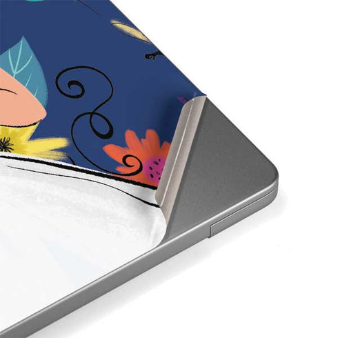 Disney Alice in Wonderland (animated) Floral Print Apple MacBook Pro 14-inch Skin