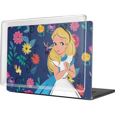 Disney Alice in Wonderland (animated) Floral Print MacBook Cases