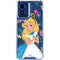 Disney Alice in Wonderland (animated) Floral Print Moto G 5G (2024) Clear Case