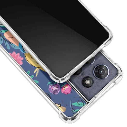 Disney Alice in Wonderland (animated) Floral Print Moto G Stylus 5G (2025) Clear Case