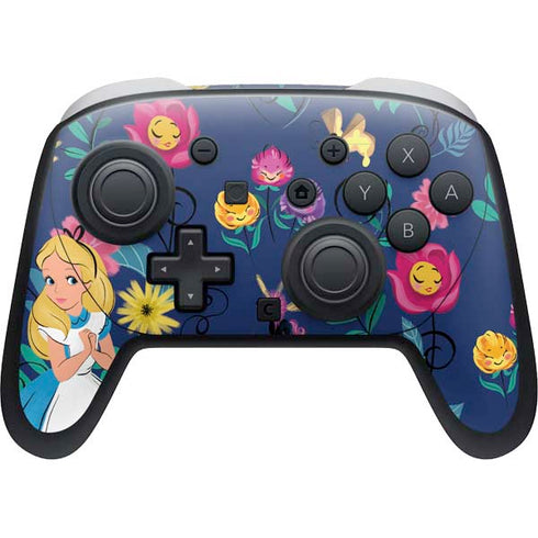 Disney Alice in Wonderland (animated) Floral Print Nintendo Skins