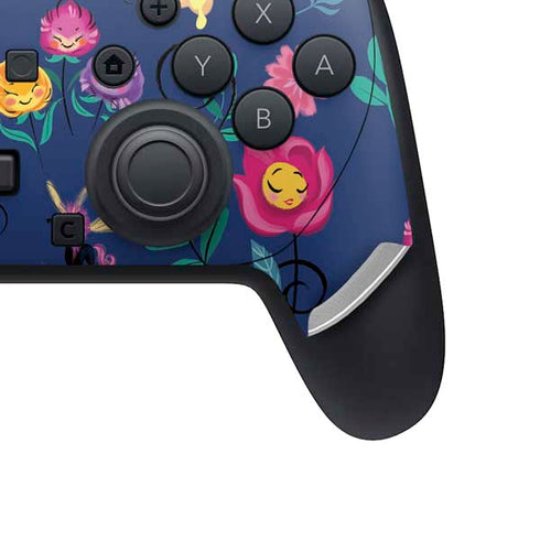 Disney Alice in Wonderland (animated) Floral Print Nintendo Switch 2 (2025) Pro Controller Skin
