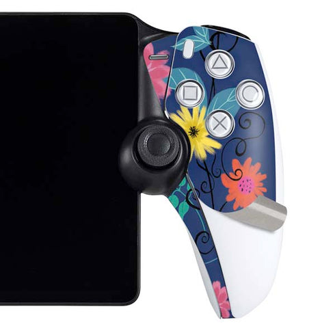 Disney Alice in Wonderland (animated) Floral Print PlayStation Portal Remote Player Skin