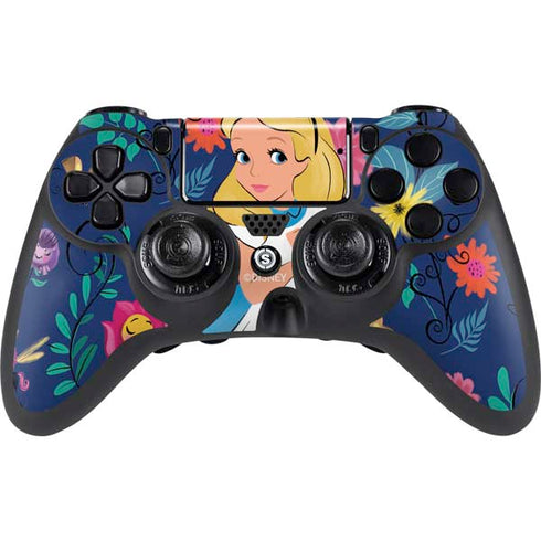 Disney Alice in Wonderland (animated) Floral Print PlayStation PS4 Skins