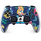 Disney Alice in Wonderland (animated) Floral Print PS5 DualSense Edge Pro Controller Skin