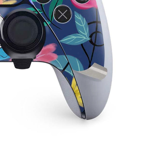 Disney Alice in Wonderland (animated) Floral Print PS5 DualSense Edge Pro Controller Skin