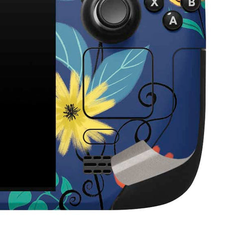 Disney Alice in Wonderland (animated) Floral Print Steam Deck Handheld Gaming Computer Skin