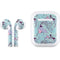 Disney Alice in Wonderland (animated) Mushrooms Print Pattern Apple AirPods Skin