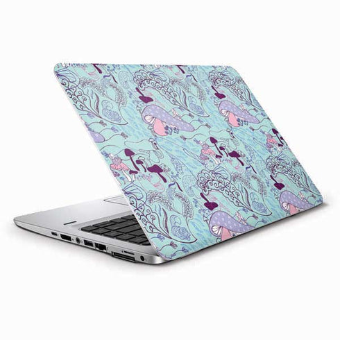 Disney Alice in Wonderland (animated) Mushrooms Print Pattern HP Elitebook Skin