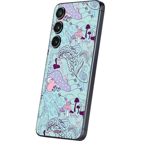Disney Alice in Wonderland (animated) Mushrooms Print Pattern Galaxy A16 5G Skin